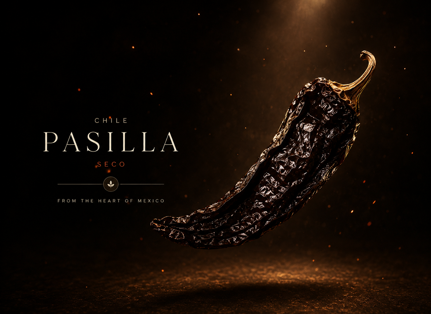 Whole dried Chile Pasilla Seco — from the heart of Mexico